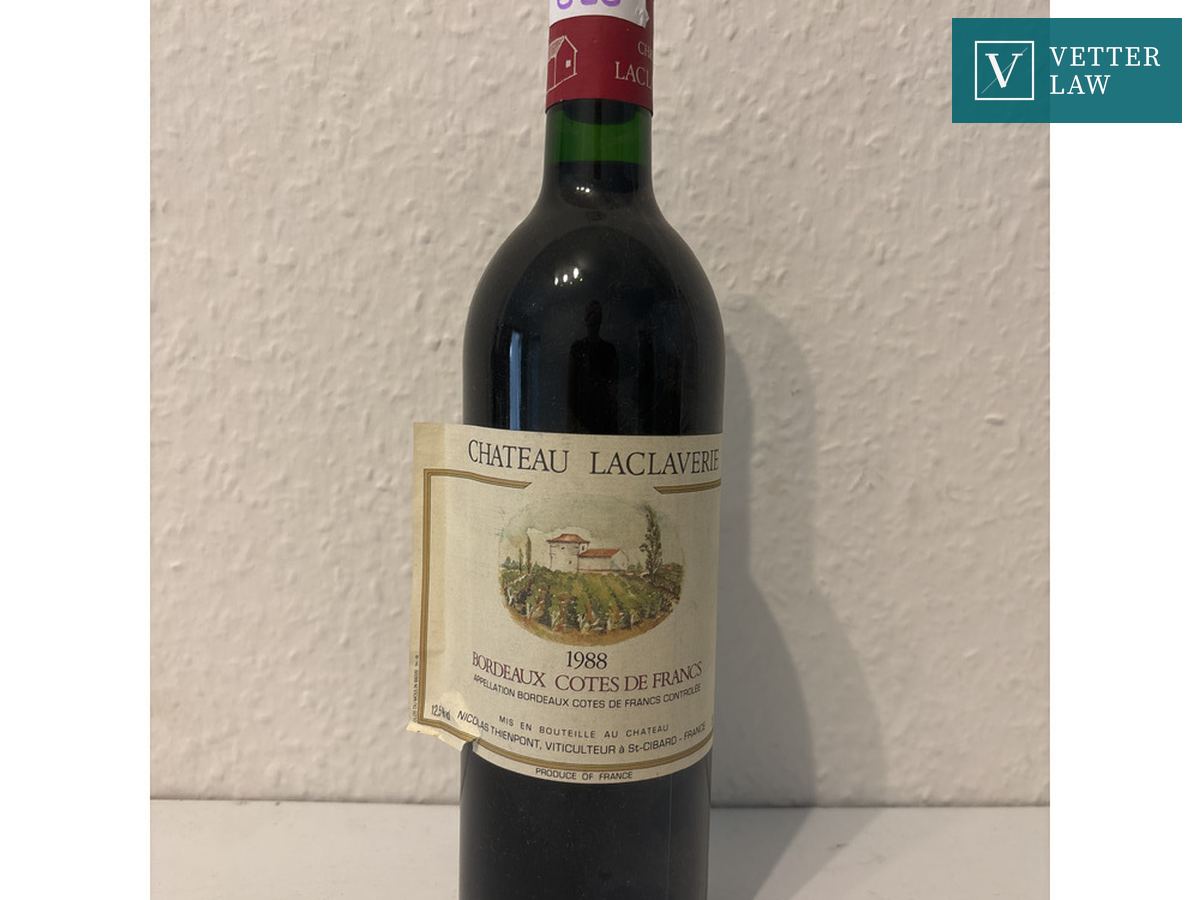 Chateau Laclaverie Frances Cotes de Bordeaux Rouge – Bild 1