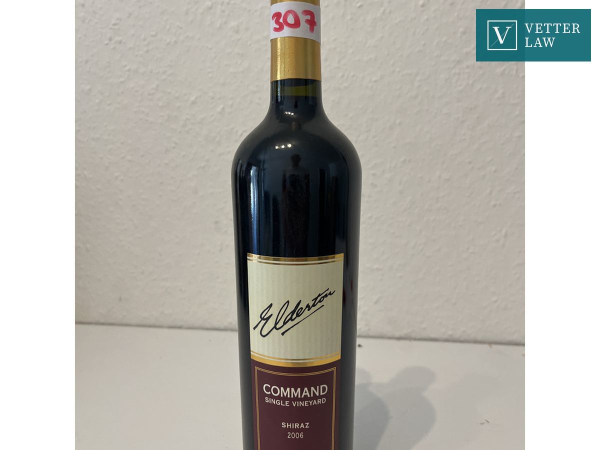 Elderton Command Single Vineyard Shiraz – Bild 1