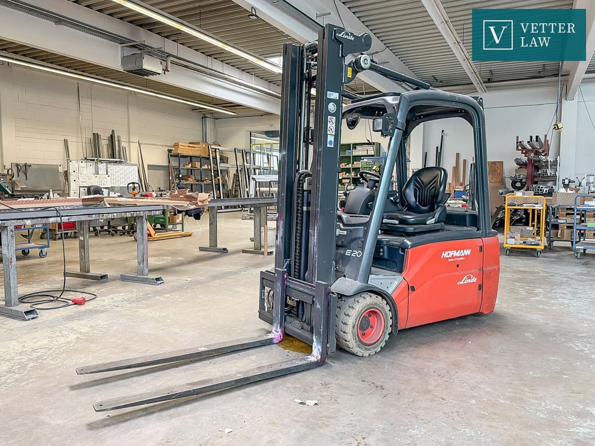Elektro Gabelstapler Linde E20L-01 – Bild 1