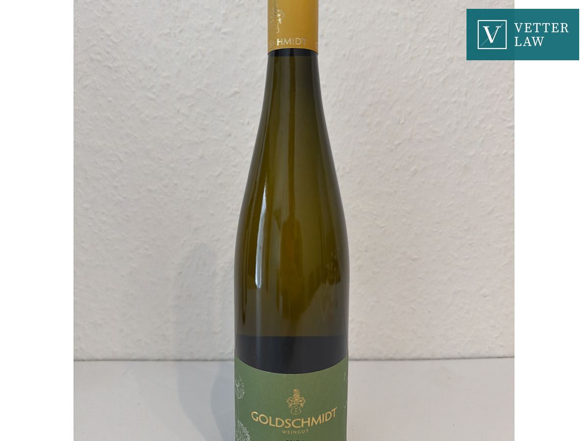 Goldschmidt "vom Kalkmergel" Riesling trocken – Bild 1