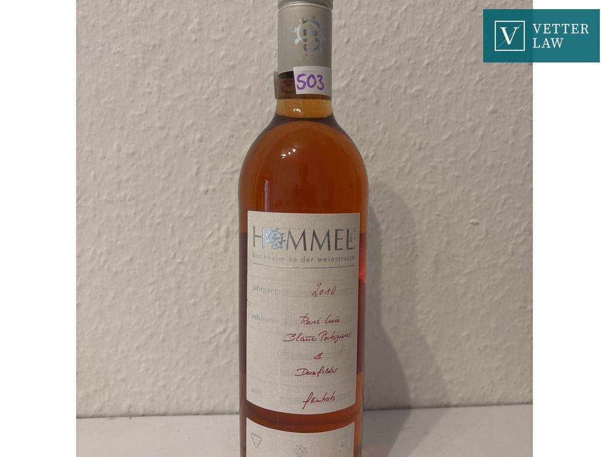 Hammel Rose-Cuvee aus Blauer Portugiese Dornfeld – Bild 1