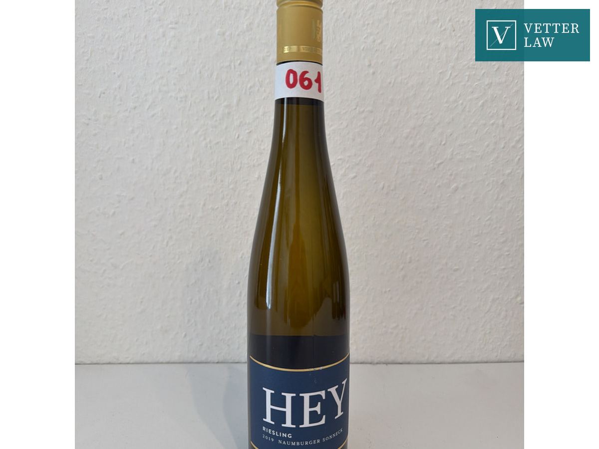 Hey Naumburger Sonneck Riesling – Bild 1