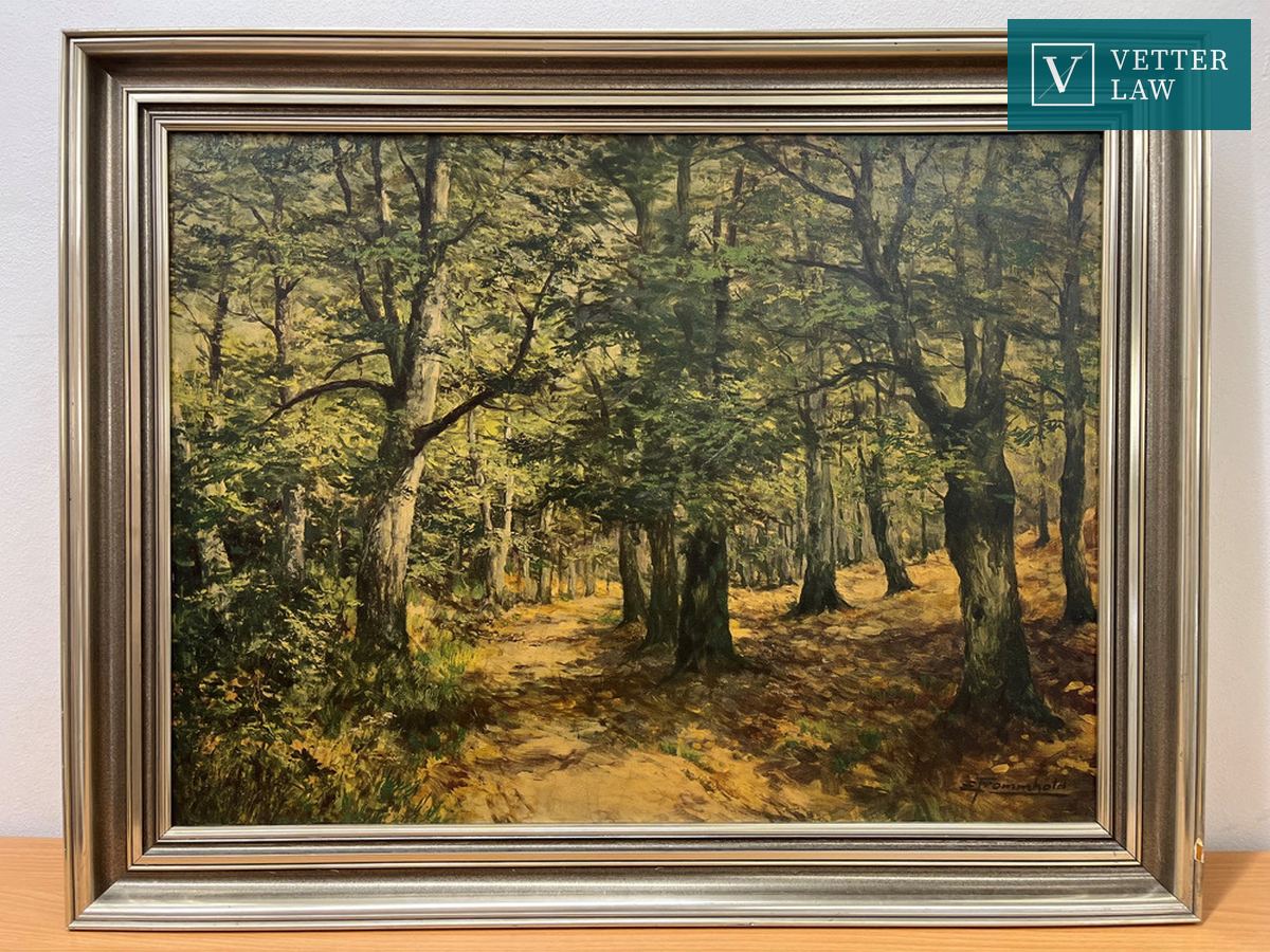 Holzdruck, Motiv von Ernst Frommhold – Bild 1