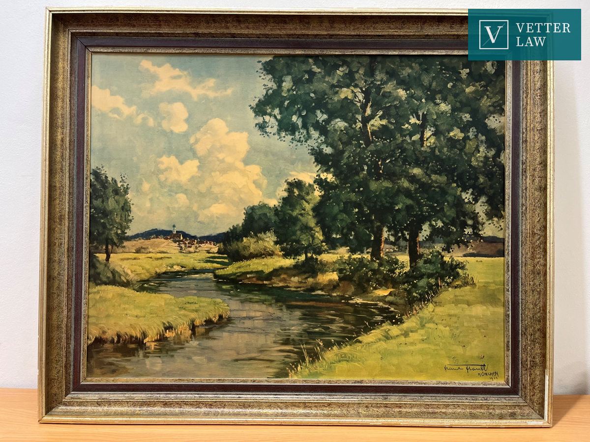 Holzdruck, Motiv von Franz Frankl – Bild 1