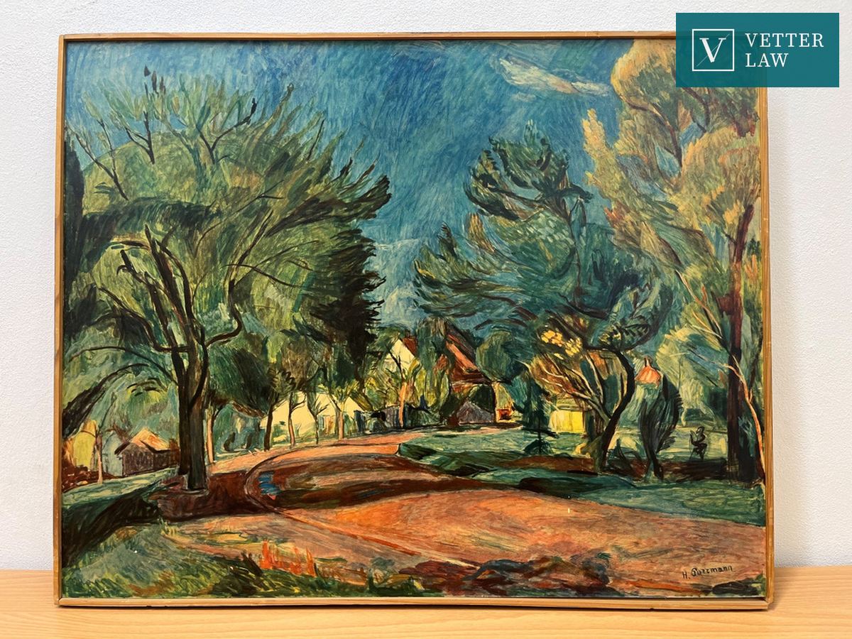 Holzdruck, Motiv von Hans Purrmann – Bild 1