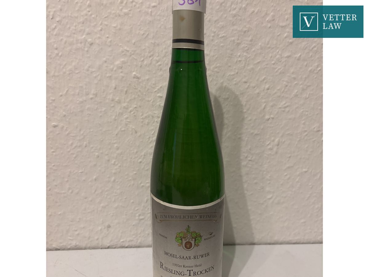 Kenner Held Riesling trocken Qualitätswein Weingut Jün – Bild 1