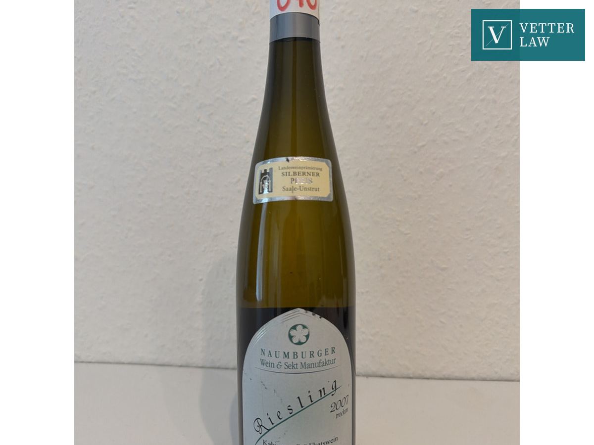 Naumburger Wein & Sekt Manufaktur Riesling trocken – Bild 1