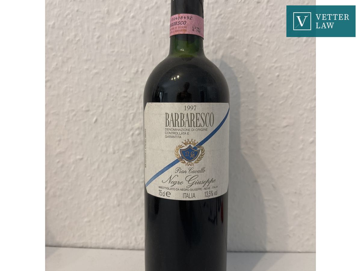 Negro Guiseppe Pain Cavallo Barbaresco – Bild 1
