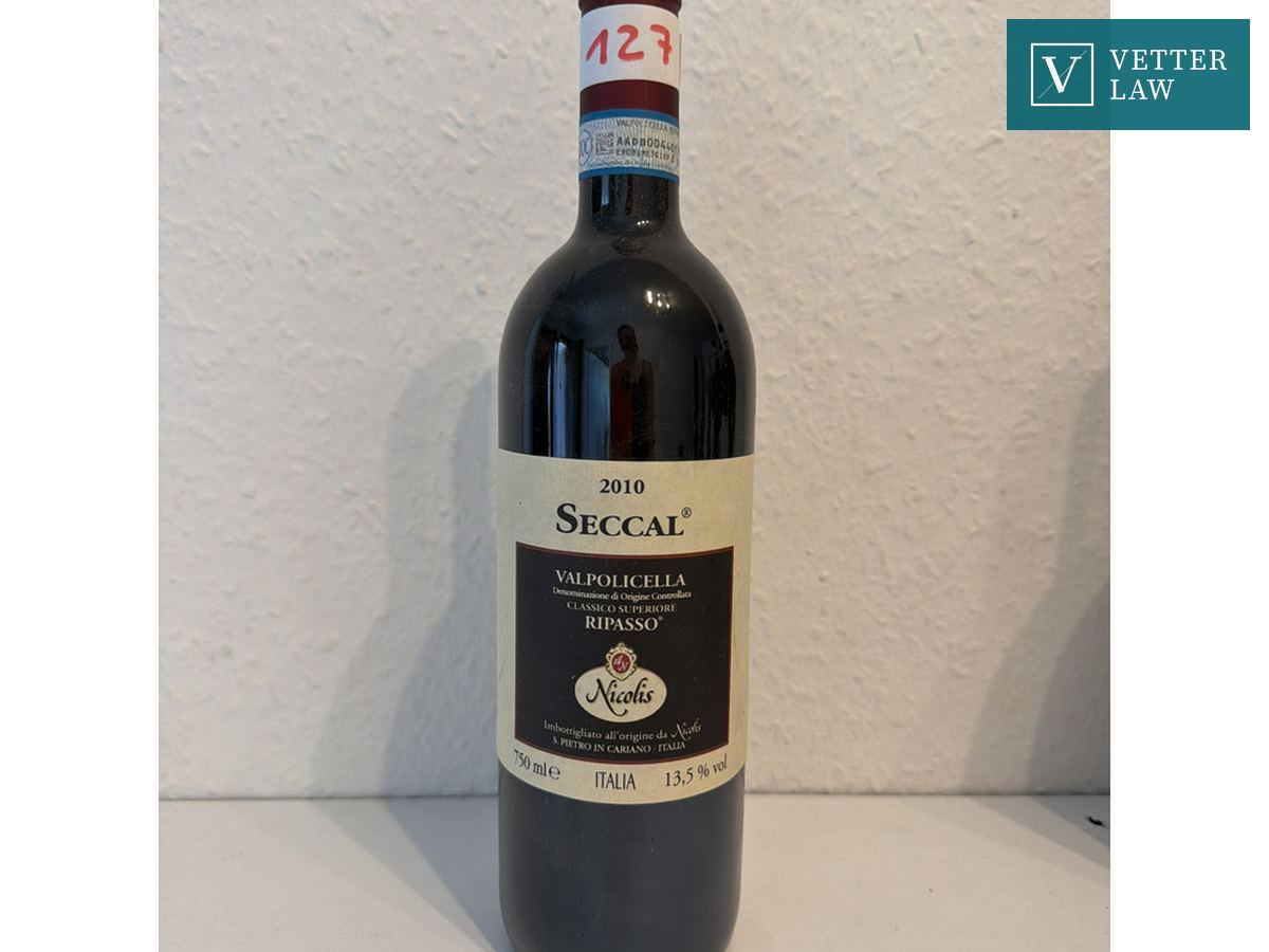 Nicolis Seccal Valpolicella Ripasso Classico Superiore – Bild 1