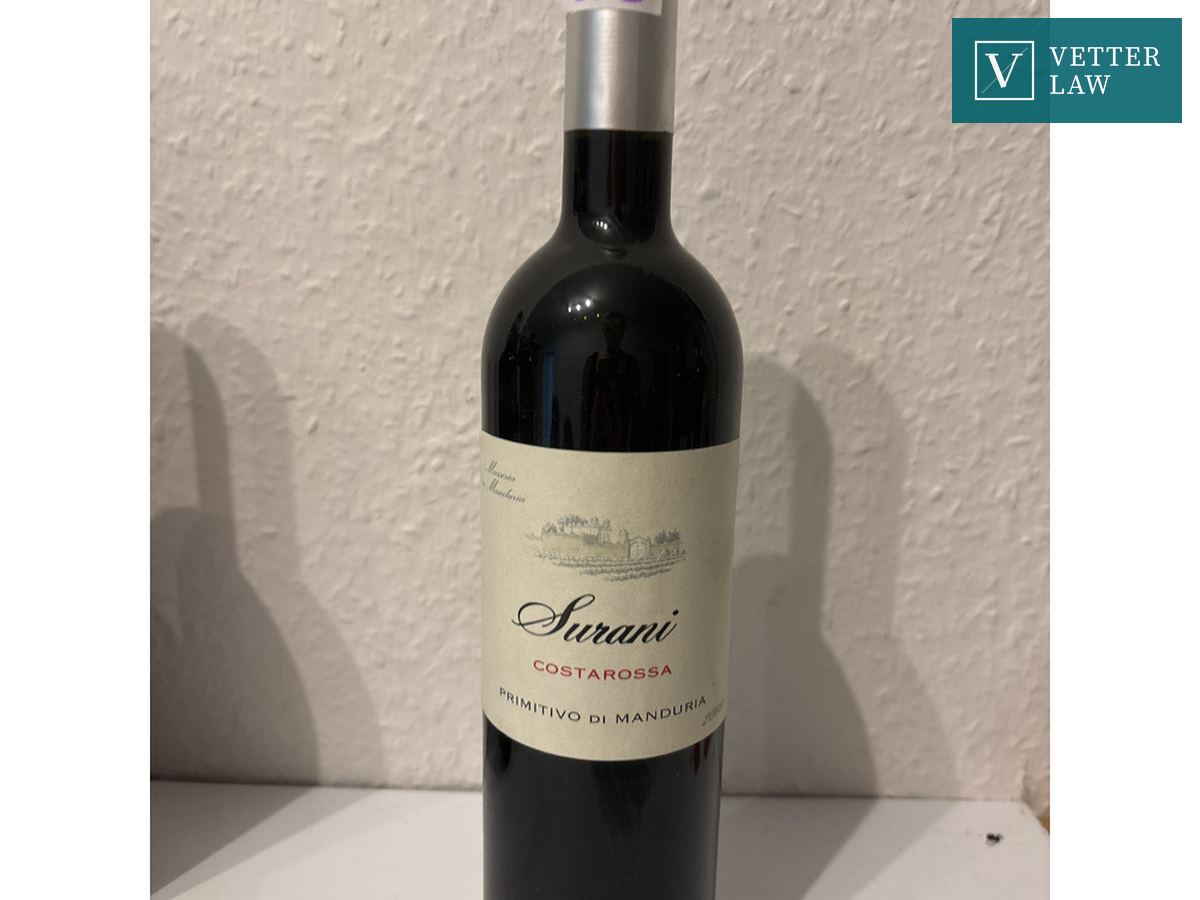 Pasqua Vigneti e Cantine Surani Costarossa Primitivo – Bild 1