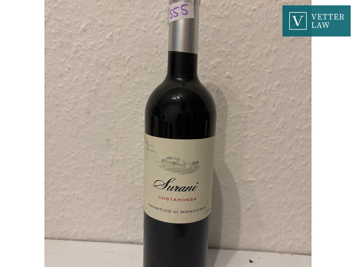 Pasqua Vigneti e Cantine Surani Costarossa Primitivo d – Bild 1