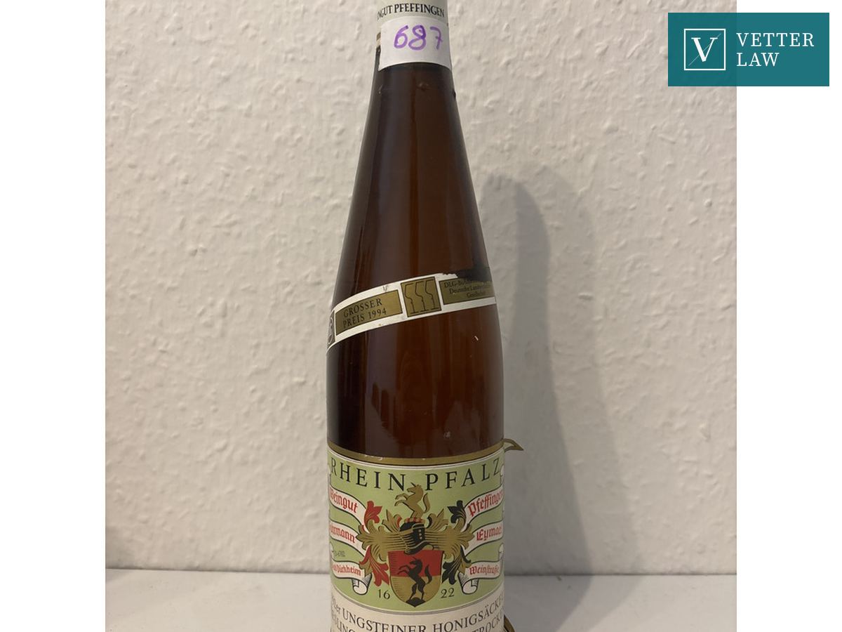 Rhein Pfalz Ungsteiner Honigsäckel Riesling Kabinett – Bild 1
