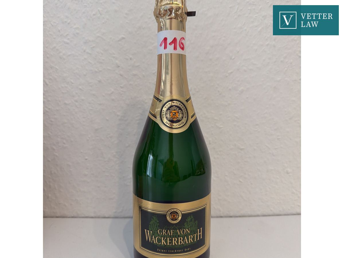 Schloss Wackerbarth Sekt Graf von Wackerbarth trocken – Bild 1