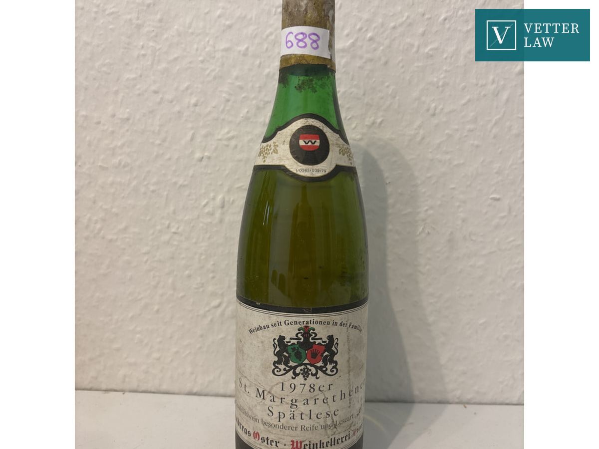 St. Margarethener Spätlese Andreas Oster Weinkellerei – Bild 1