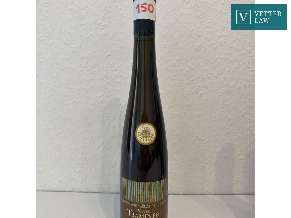 Winzervereinigung Freyburg-Unstrut Traminer Auslese – Bild 1